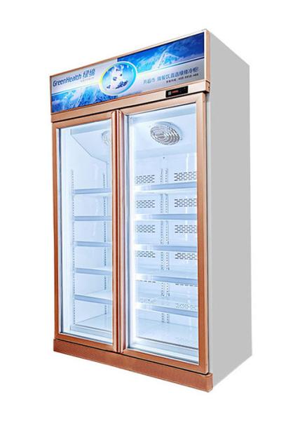 Commercial Visible Glass Door Freezer with 5 adjustable shelves