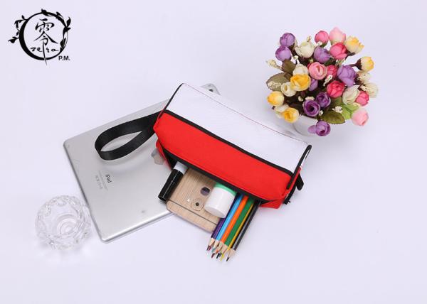 Cartoon Pokemon Balls Canvas Pencil Case Pouch Portable Waterproof Pencil Wrap Case