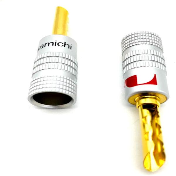 Tomadas de cobre práticas do orador de Nakamichi, conectores da banana de Nakamichi do homem