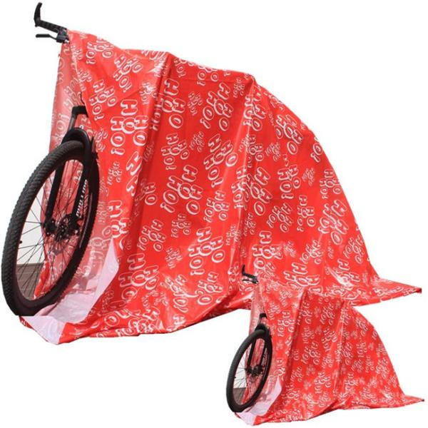 2mils Gravure Printing Christmas Bike Bags 60x70 Inch With Gift Tags