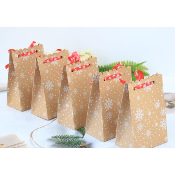 бумажный мешок упаковки еды рождества 250g Kraft бумажный для конфеты торта