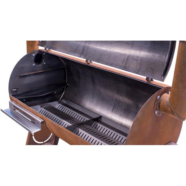 Outdoor Corten Steel Fire Pit BBQ Camping Cooking Stove With Cooking Grill