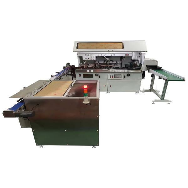 High Speed Arc Surface Automatic Screen Printing Machine For Cylindrical / Elliptical Containers