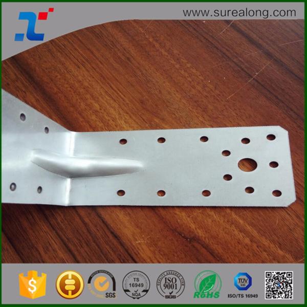 Taille personnalisée renforcée d' estampage chrome 90 degrés fer angle support pour B2B