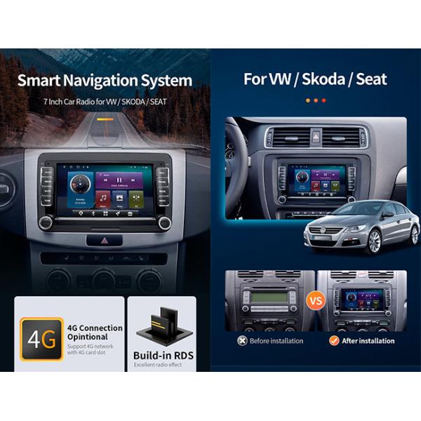 Гольф MK5 Jetta Tiguan T5 Vw Touran Passat мультимедиа GPS автомобильного радиоприемника VW андроида