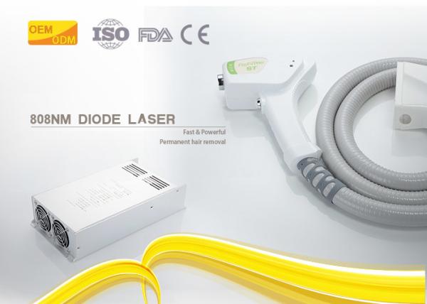 Quick Response 808nm Diode Laser Hair Removal Machine Denial Of Visual Fatigue