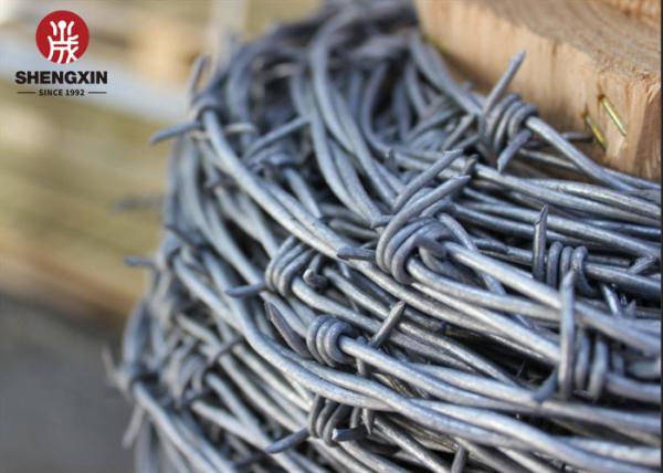 Spiral 4 Barbs Galvanized Barbed Wire Stainless Steel