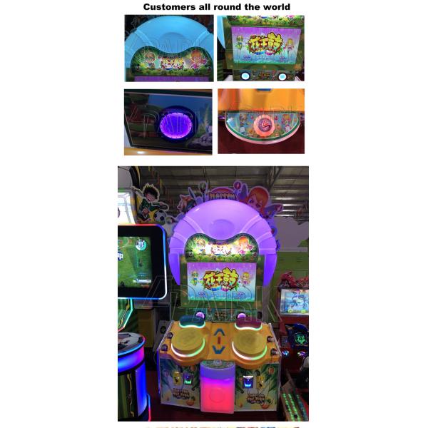 Kids Play Machine Puzzle Game Coin Operated Happy Babe Drummer Electronic Music Game Machine