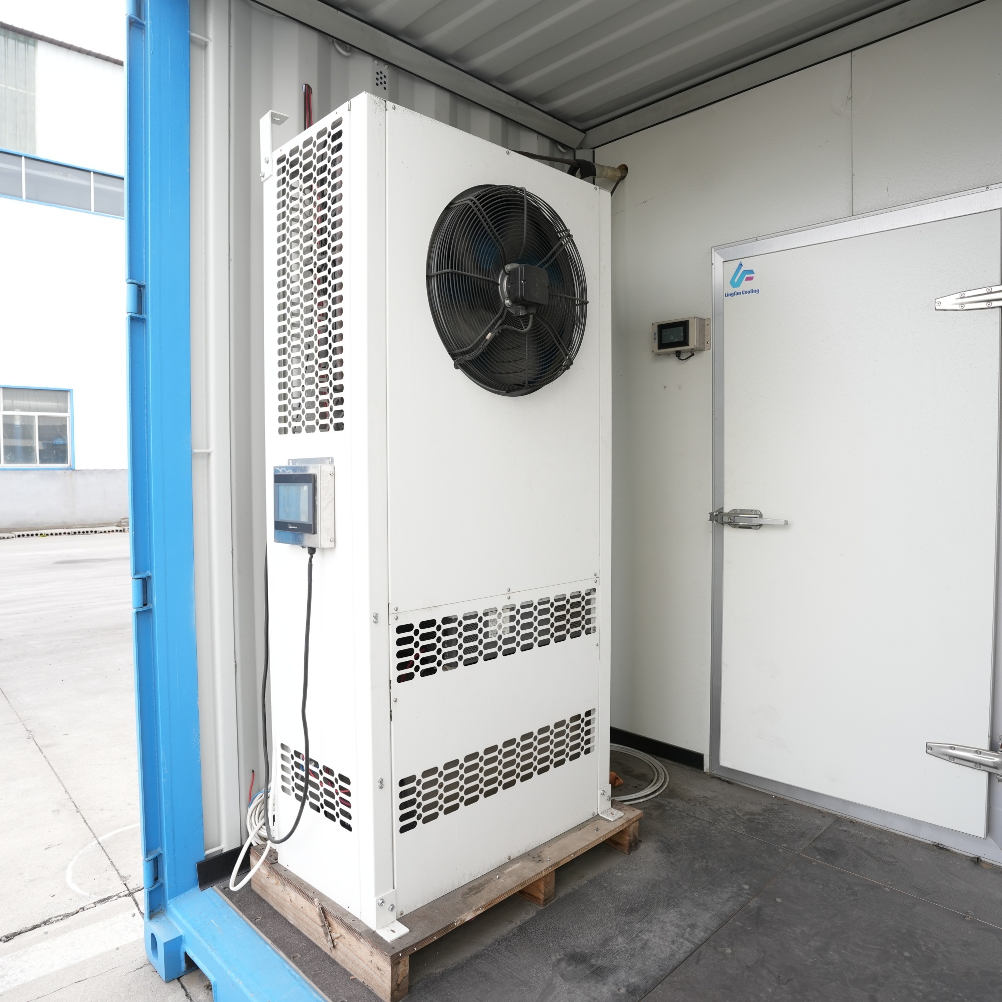 Solar Powered Mobile Cold Room For Temperature Controlled Storage In Remote