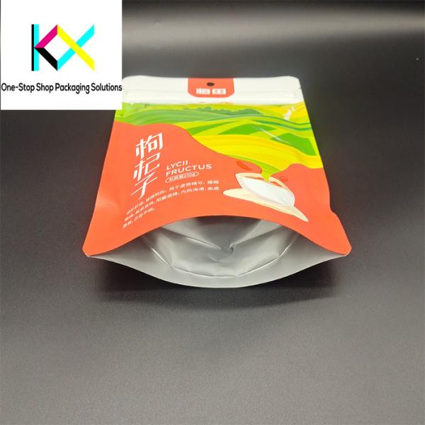 Rotogravure Printing Chinese Medical Products Packaging Clear Stand Up Pouch With Window