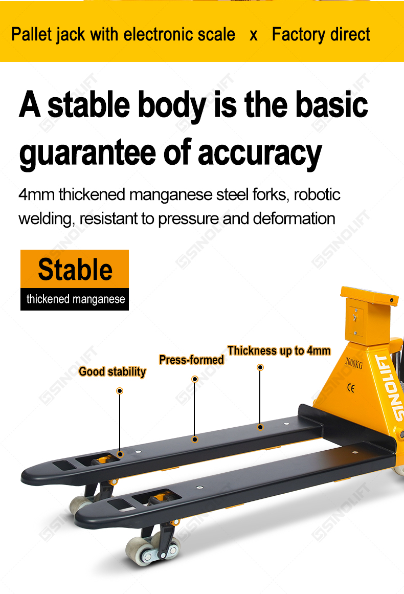 SINOLIFT T8 Series Pallet Truck with Electronic Scale