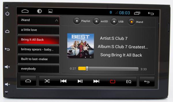 Ouchuangbo auto dvd radio androi 6.0 for  Toyota Sienna 2015 with capacitance multiple touch screen bluetooth