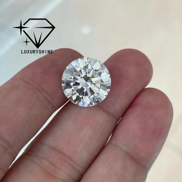 LuxuryShine VS1 Lab Grown Diamond 1ct 2ct 3ct 4ct 5ct Round Cut White Excellent Cut IGI Certified