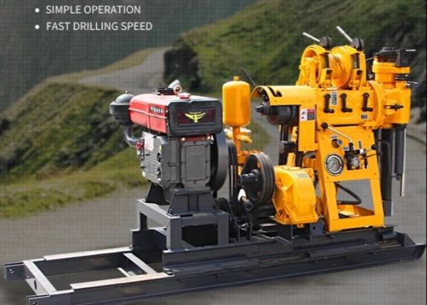 Equipamento de perfuração pequeno do poço de água da perfuração 15KW diesel portátil