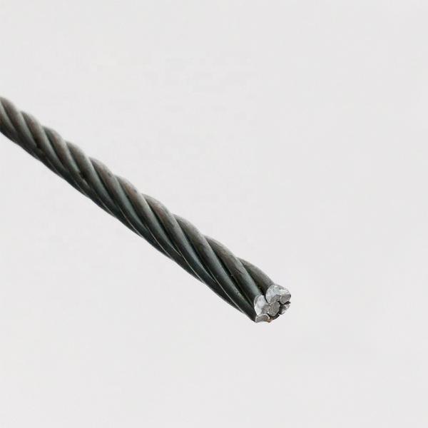 Autres services de transformation Cable électrique galvanisé en acier câble aéronautique 7*7 avec tolérance ± 1%