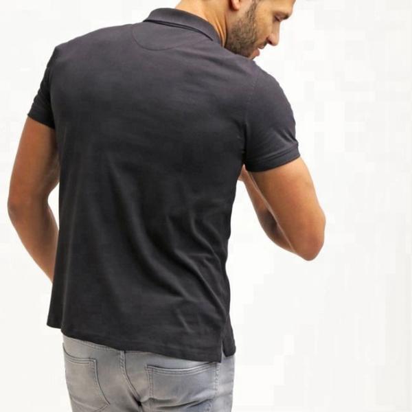 Blank Mens Polo Style Shirts , Breathable Plain Collared Golf Shirts