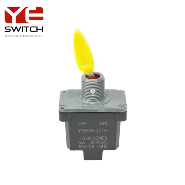 DPST OFF-(ON) Toggle Switch High-Current Screw Terminal For Heavy-Duty Machinery