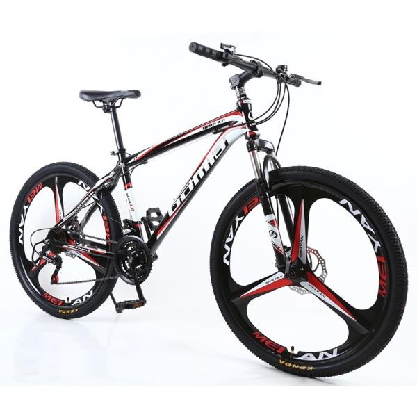 Customized OEM 24 26 Inch Aluminum Alloy Mountain Bike for Man Hard Frame Non-rear Damper