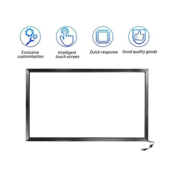 55 Inch Infrared Touch Screen with More Than 90% Light Transmission and 8ms Response Time