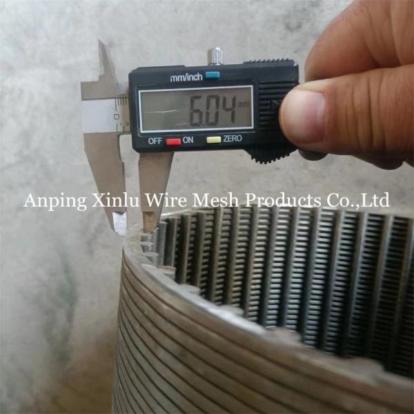 3x6mm Wire Water Well Screen Pipe 1 to 200 for Oil/Gas/Mining/Motor/Pump/Sewage Treatment/Groundwater Treatment/Waste
