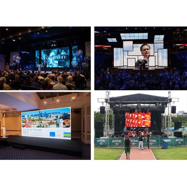 500x500mm Indoor Rental LED Display 10 Seconds Installation Die Casting Aluminum