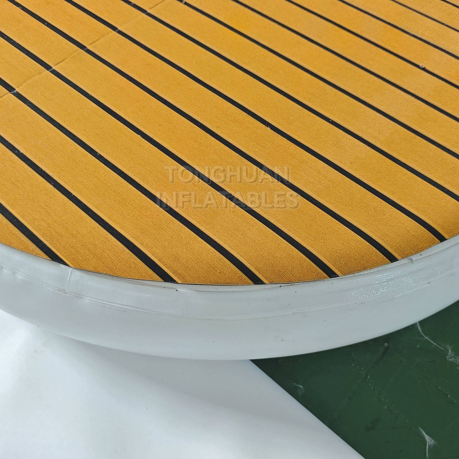 Commercial EVA Non Slip Inflatable Pool with Protective Mesh Cover Wide Deck and Reinforced Airtight Frame for Resorts Water Parks and Events