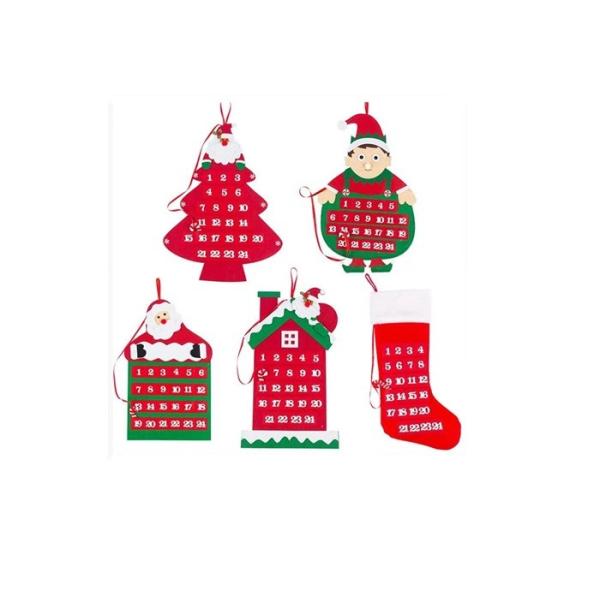 31 PCS Detachable Ornaments 20 X 39 Inch DIY Felt Christmas Snowman Games Set