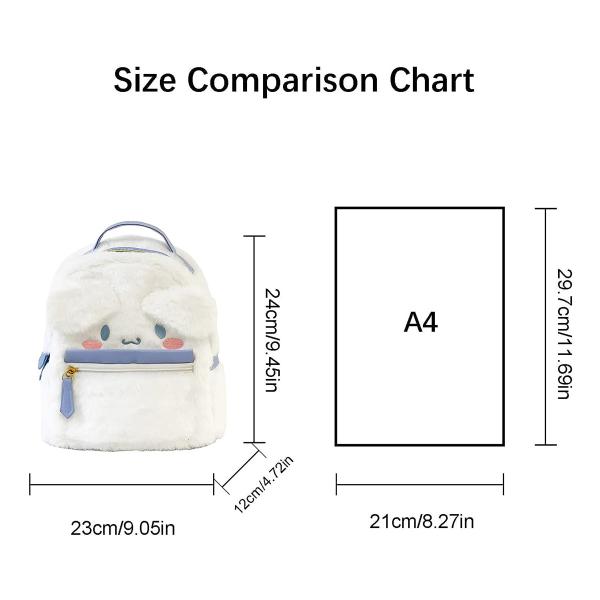 Wholesale Cute Furry Plush Dog Mini Backpack for Girls Double Shoulder Bag for Kids Gift Kawaii School Backpacks