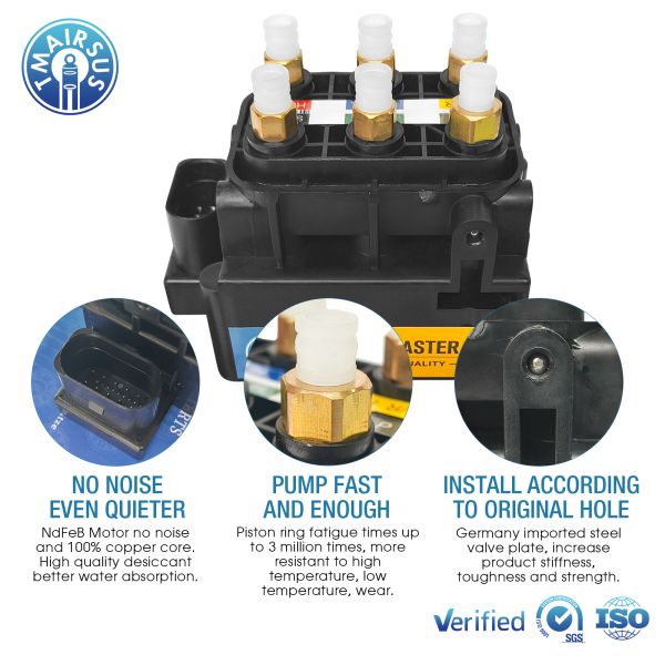 2123200358 High Quality Air Suspension Valve Block For Mercedes benz W221 W164 W166