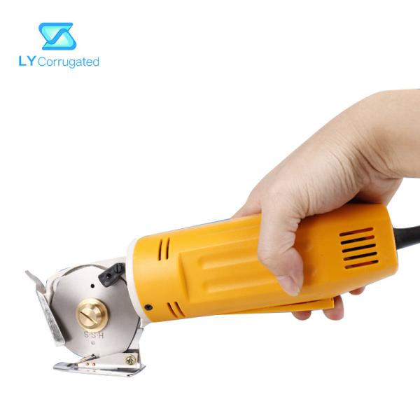 Yellow 170W Electric Fabric Scissors Round Cutting Blade Portable Textile Machinery Parts
