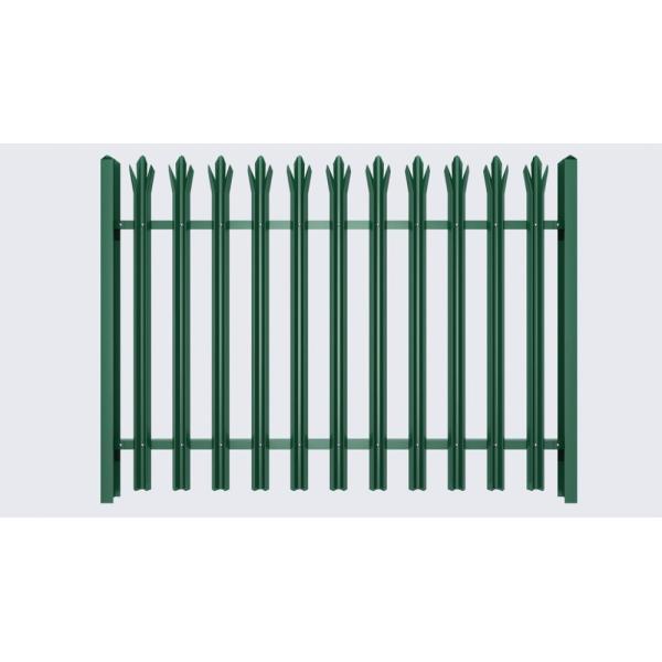 Anti Climbing 10ft Height Steel Palisade Fencing For Backyard Privacy