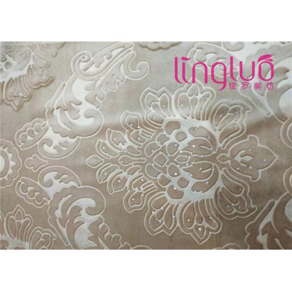 Украшение диаманта ткани драпирования бархата фабрики сразу итальянское выбитое с тканью ТК