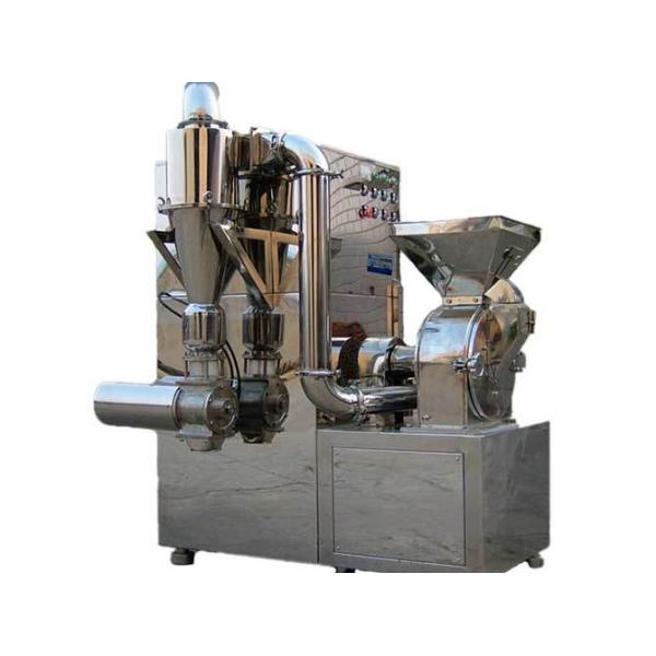 Herbal Medicine 316L Stainless Steel Grinding Machine With Bag Filter GMP