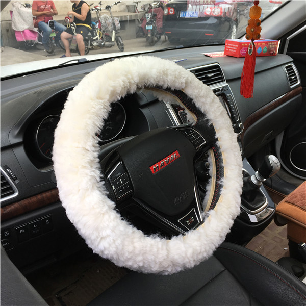 Крышка руля анти- выскальзывания всеобщая, неподдельная крышка руля овчины