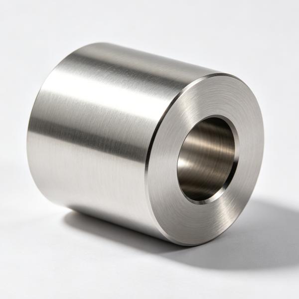 CNC Turned Stainless Steel Pump Sleeve with Precision ID Bore and Hard Chrome Plated for Corrosion Resistance