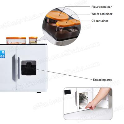 Une machine à tortillas entièrement automatique pour le chapati blanc / paratha / roti / lavash / pain plat / coquille de taco