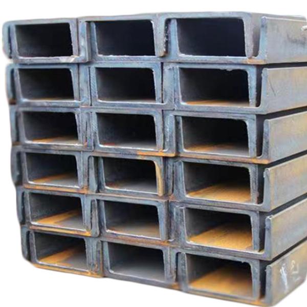 Finely Processed U-Shape Steel Channels U-Bar for Industry Tolerance ±1% Colour Black