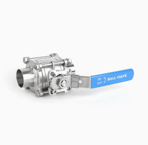 3A Certified Sanitary Tri-Clamp Ball Valve 316L Polished Quick Install Ball Valve for Pharmaceutical