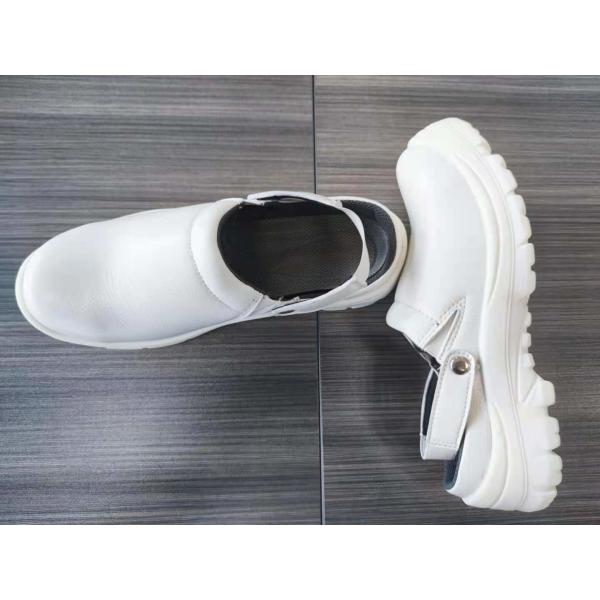 Противостатическая металлическая крышка безопасные ботинки для чистых помещений полушlipper ISO9001 PU