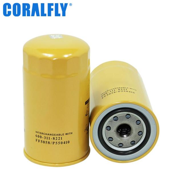 17 Micron 600 311 8221 Fuel Filter Komatsu SAE J1985