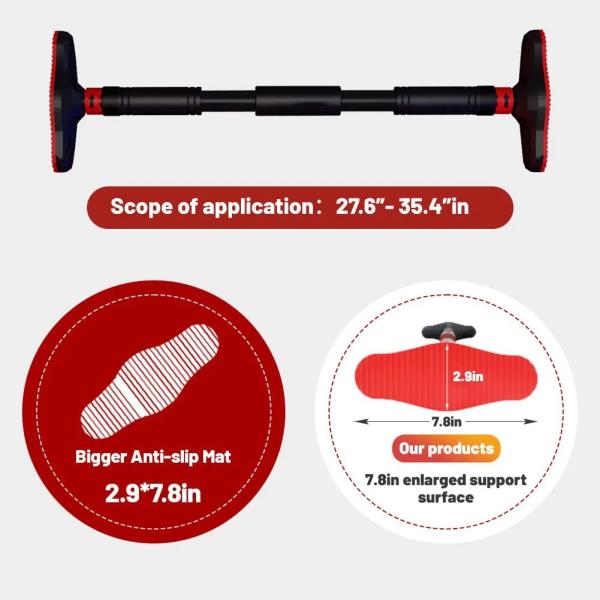 Doorway pull-up Pullup Bar Hot Sale Indoor Multi-Functional Pull Up Bar Wall Mounted Gym Door Chin Pull Up Bar