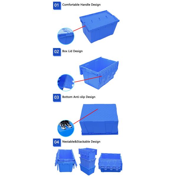 china wholesale storage box with lid plastic
