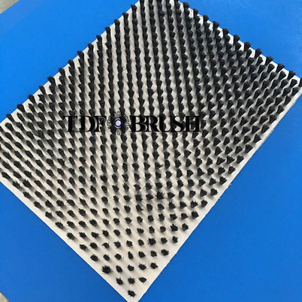 TDF Custom Size Green Nylon Lath Brushes Plate Brushes With PVC Base