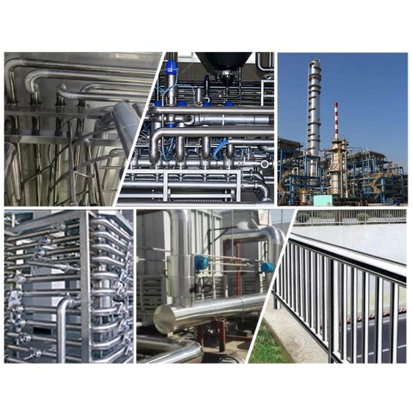 Зеркальная труба из нержавеющей стали 316l бесшовные простые / закрученные / натянутые концы