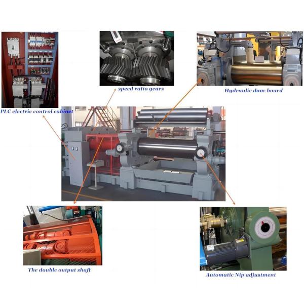Hi-Q Rubber Two Roll Open Mixing Mill / Lab 2 Roll Mill / Nature Rubber Внутренний смеситель для резины