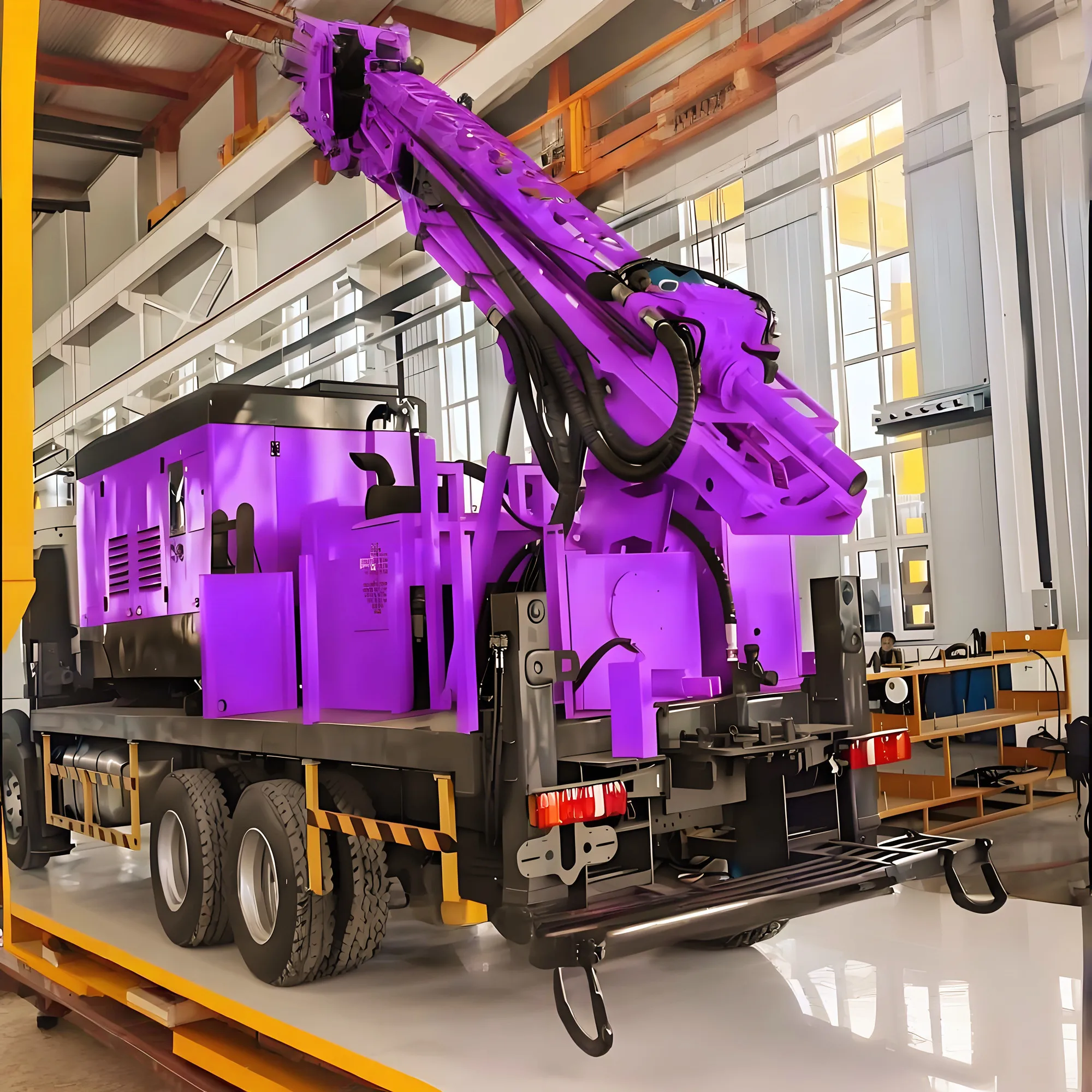 Hydraulic Well Drilling Machine Construction And Industrial Water Supply High Efficiency Water Well Drilling Rig