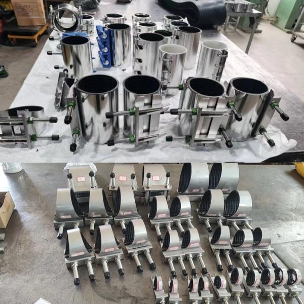 Colliers de réparation pour tuyaux en acier inoxydable