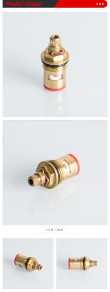 Sanitary Ware Thermostatic Mixing Valve Brass 3/8 1/2 Single Hole Faucet Cartridge