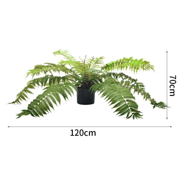 70cm Artificial Fern Tree Indoor Decor Living Room Evergreen Tropical Plant Custom Height