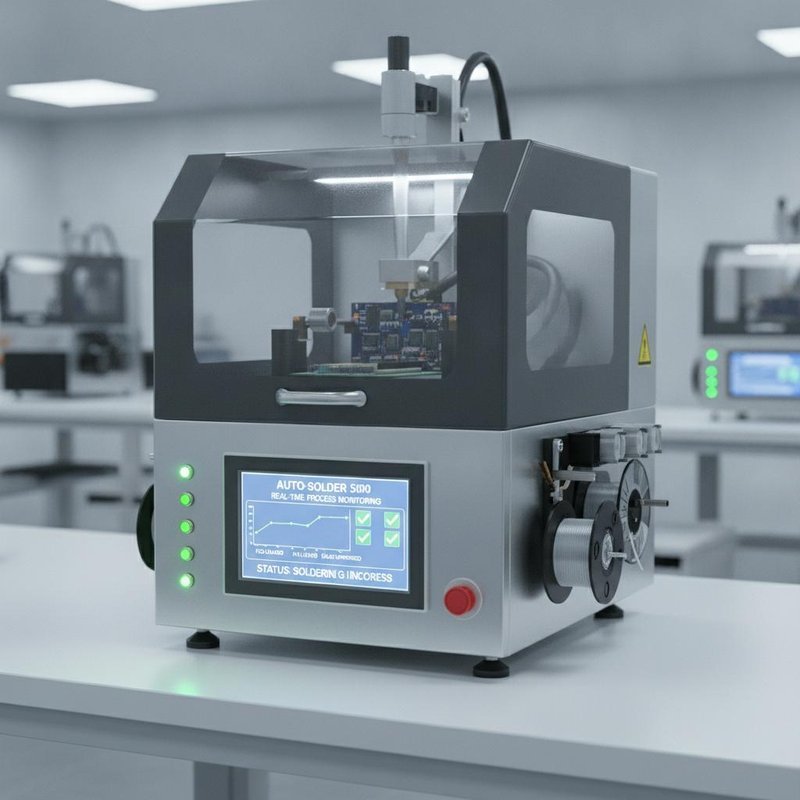 Used For Soldering Electronic Components On PCB Boards Automatically automatic soldering machine with LCD display enabling real-time process monitoring